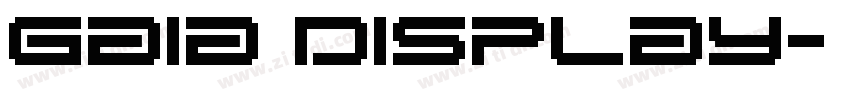 Gaia Display字体转换